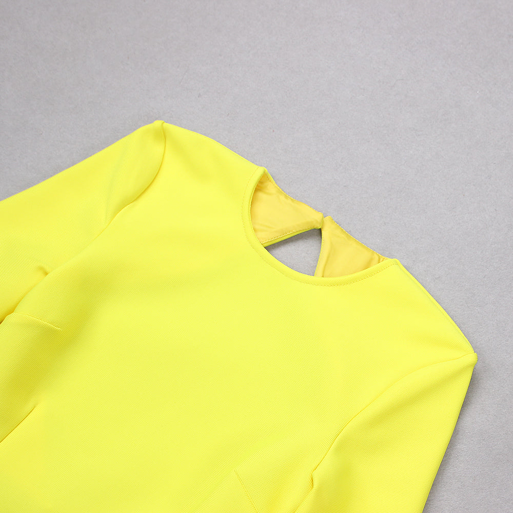 Long Sleeve Backless Dress