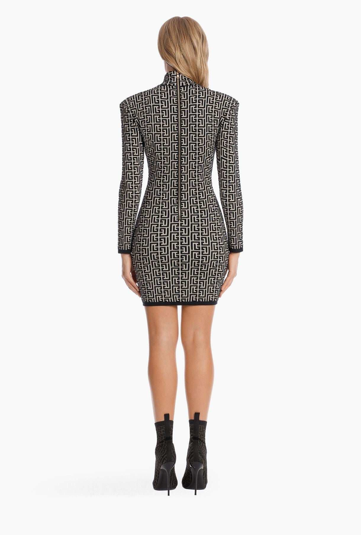 Long Sleeve Printed Dress HV7232