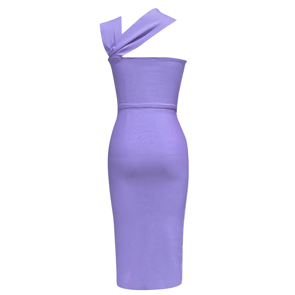 Asymmetric Midi Dress HV8958