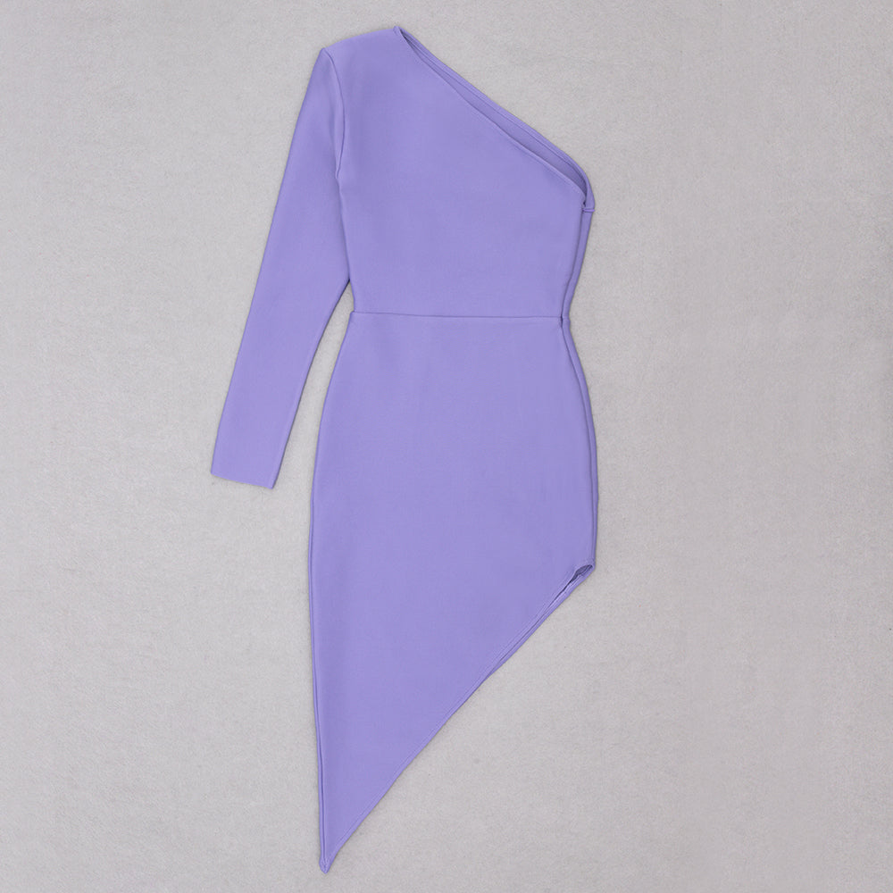 One Sleeve Asymmetric Dress HV8891