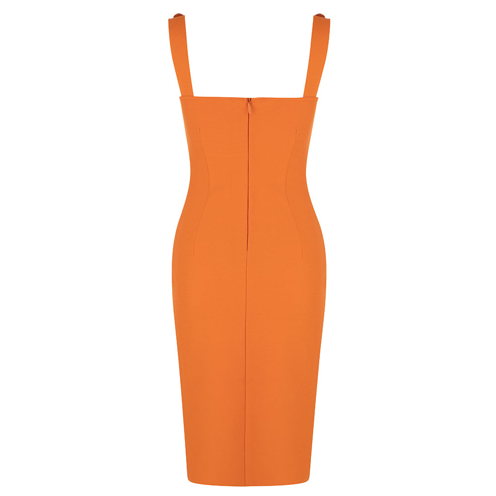 Button Bustier Dress HV8410