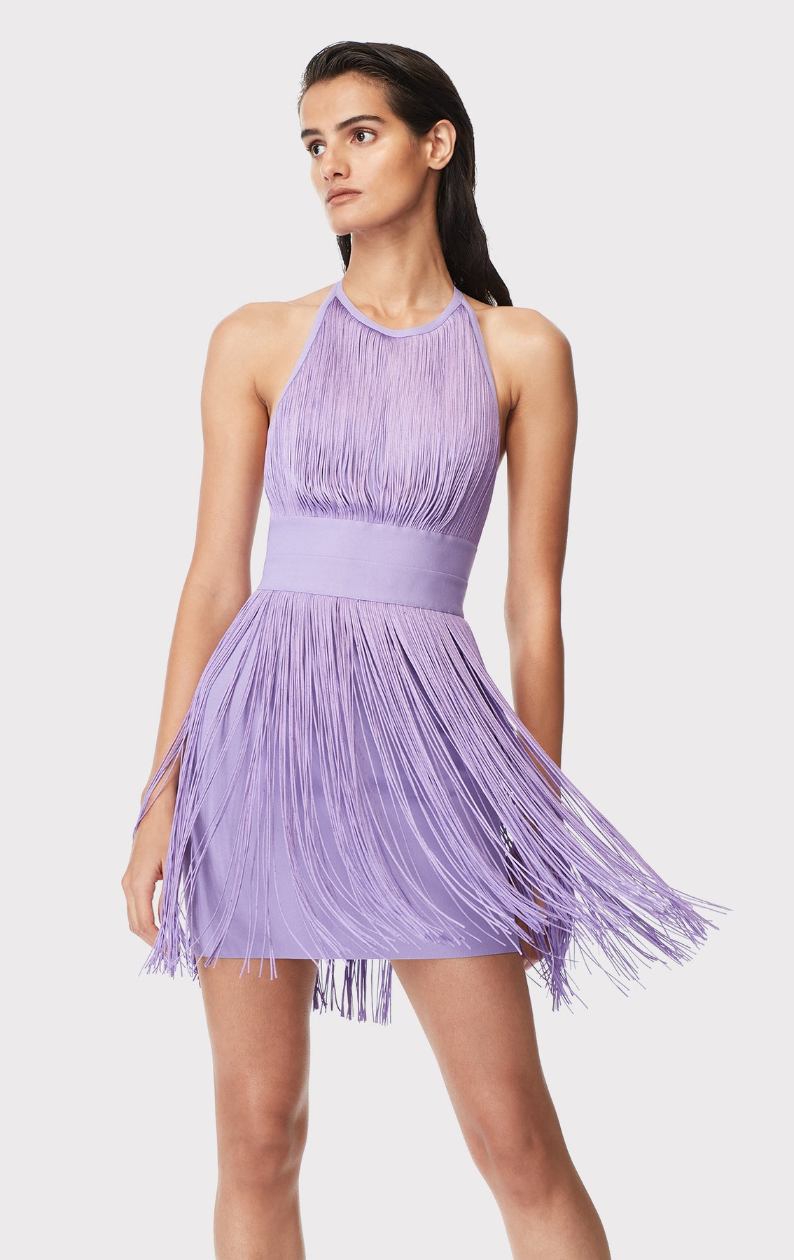 Halter Tassel Backless Dress HV8541