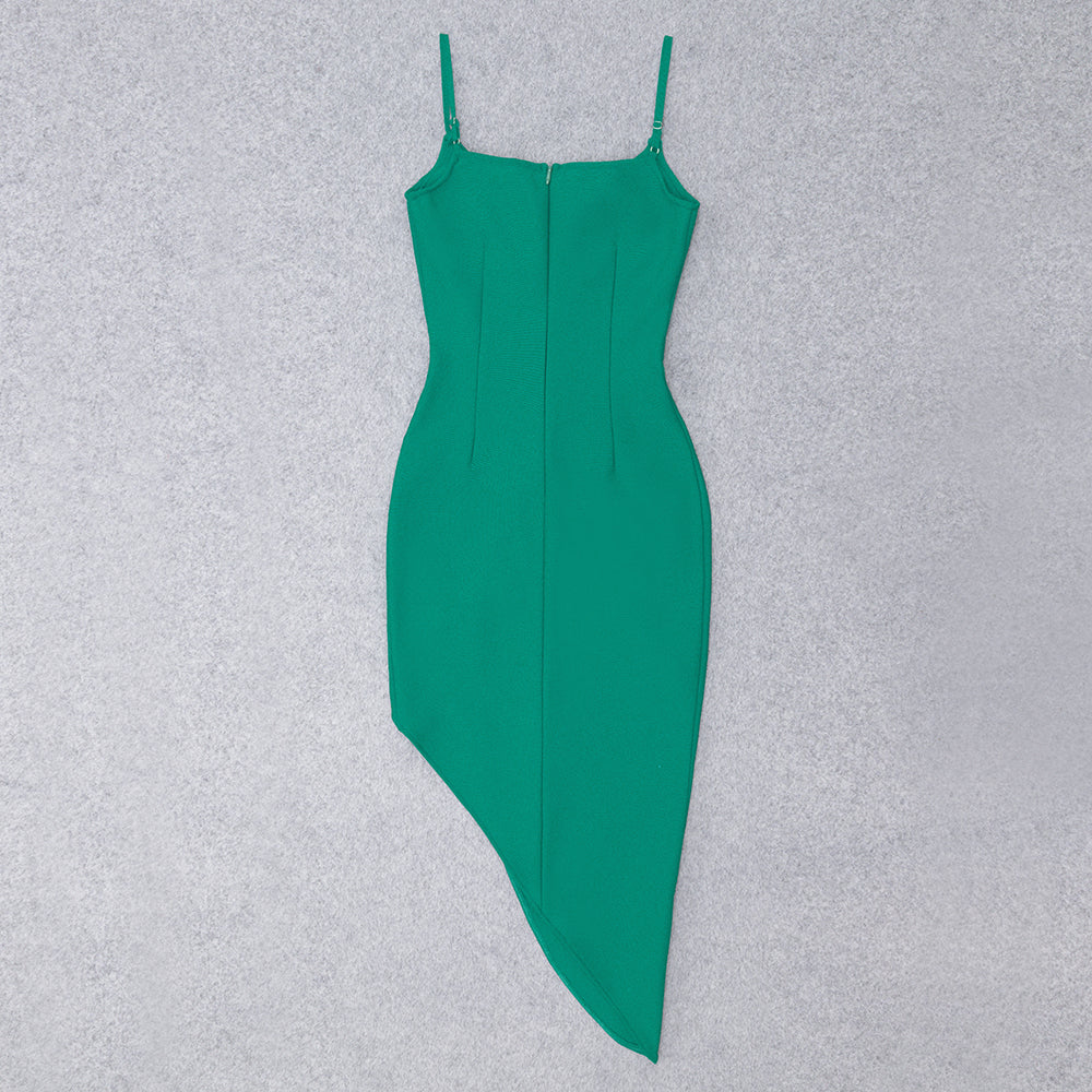Bustier Draped Midi Dress HV8788