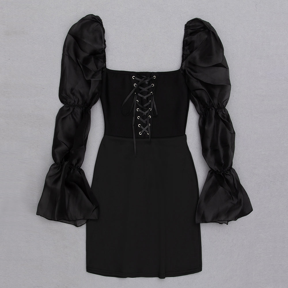 Puff Long Sleeve Lace