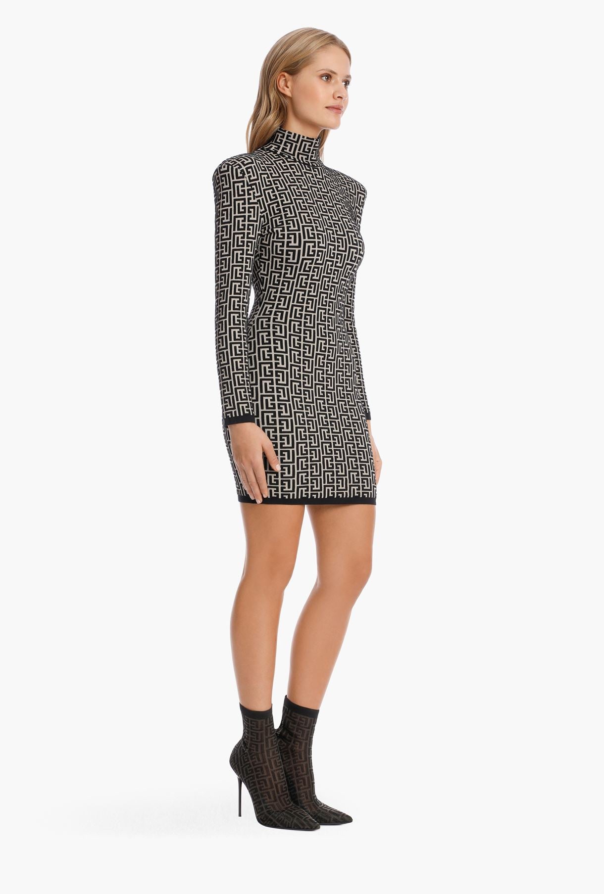 Long Sleeve Printed Dress HV7232