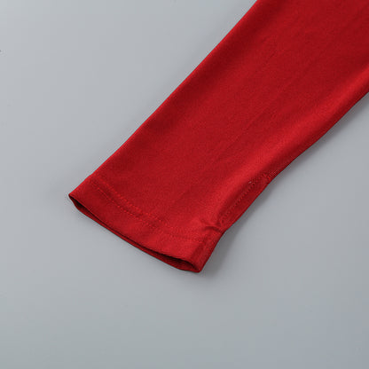 Long Sleeve Ruched Detail Maxi Dress