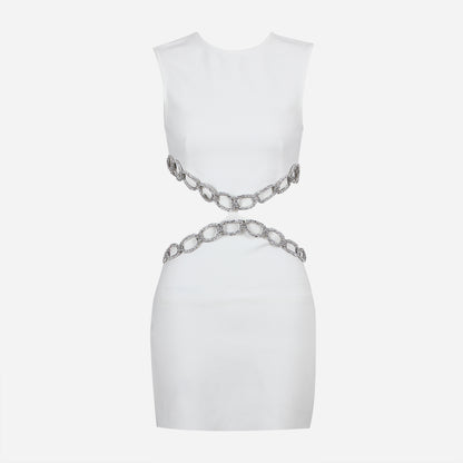 Crystal Chain Detail Dress  HV9287