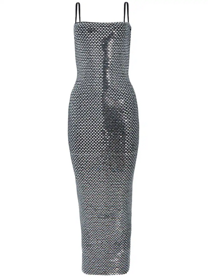 Embellished Maxi Dress Burgundy HV2725