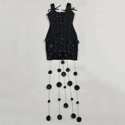 String Detail Structured Dress HV3097