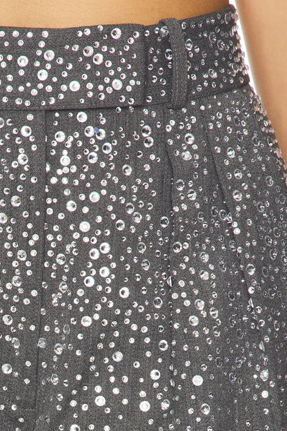 Crystal Embellished Suit Grey HV3064