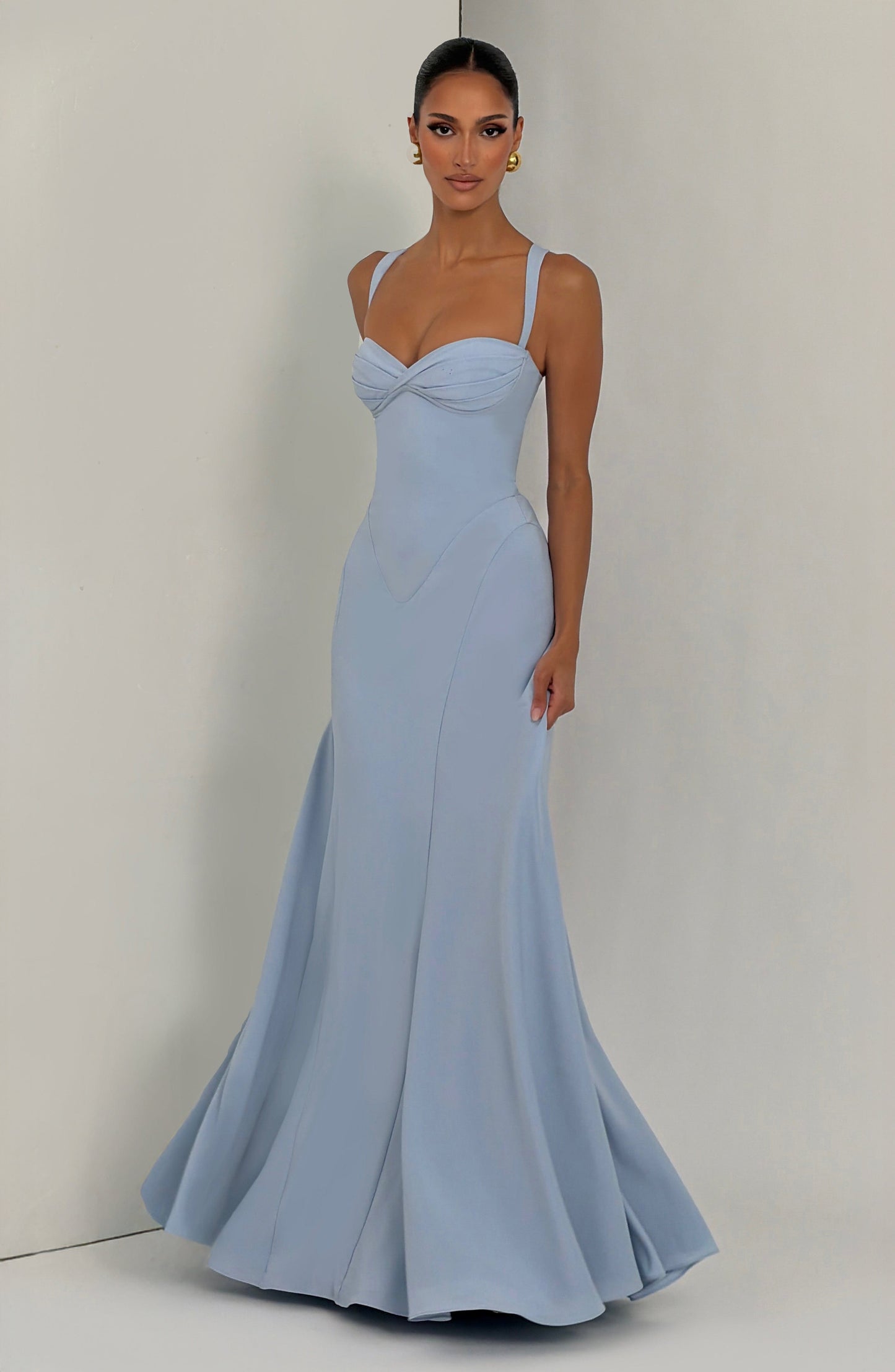 Bustier A Line Corset Maxi Dress HV3188