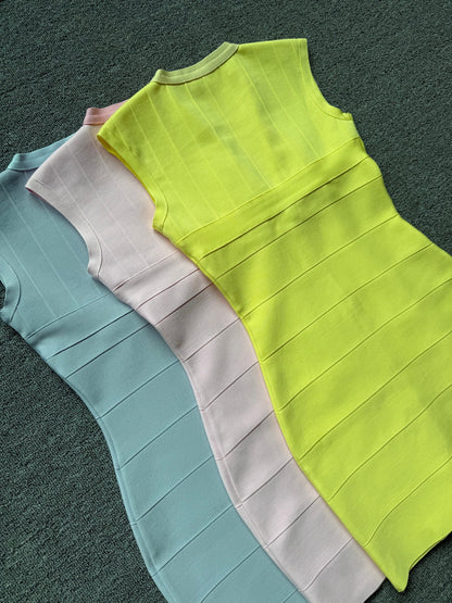 Front Zipper Mini Dress HV3136