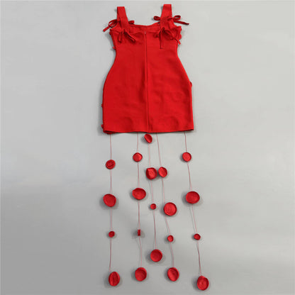 String Detail Structured Dress HV3097