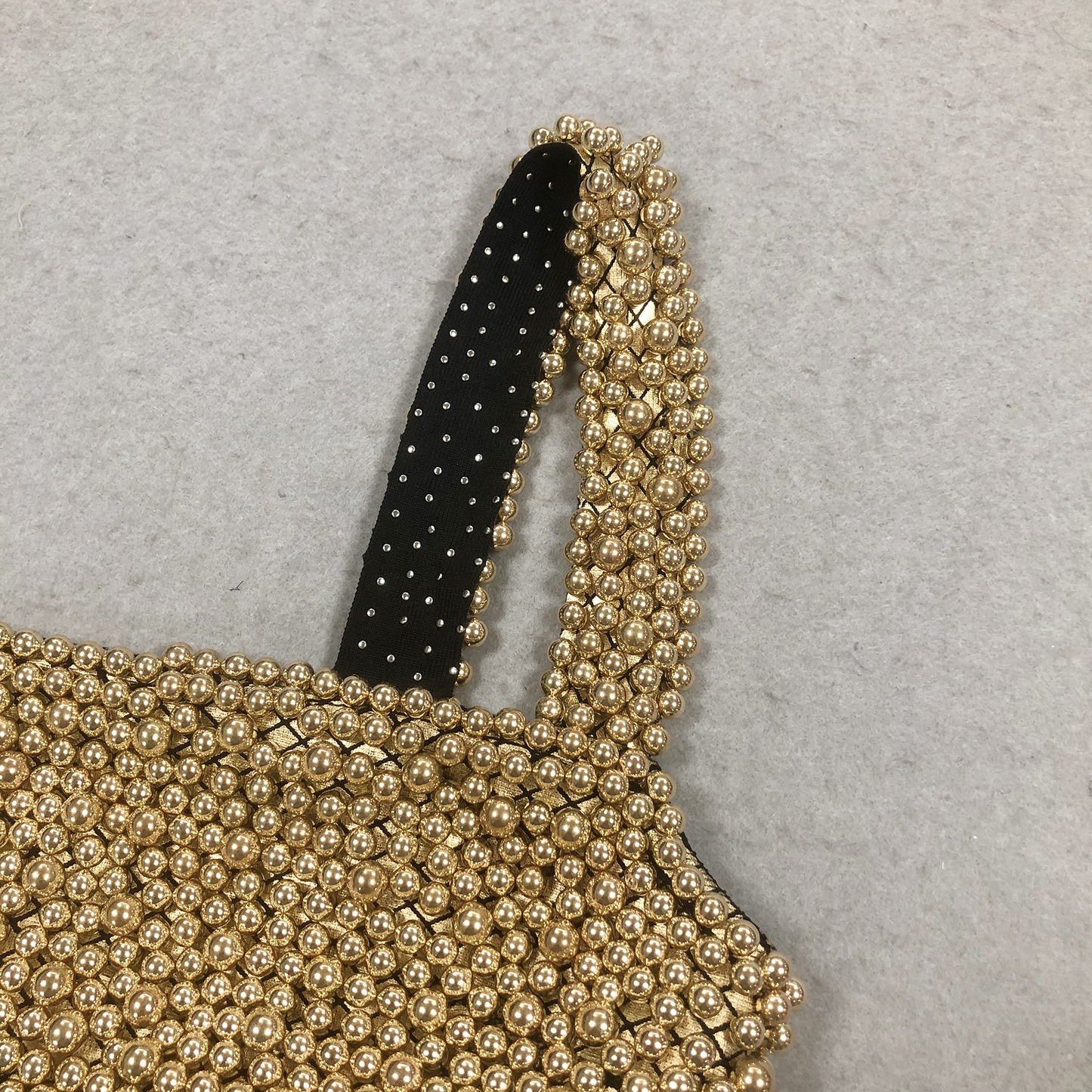 Embellished Maxi Dress Black Gold