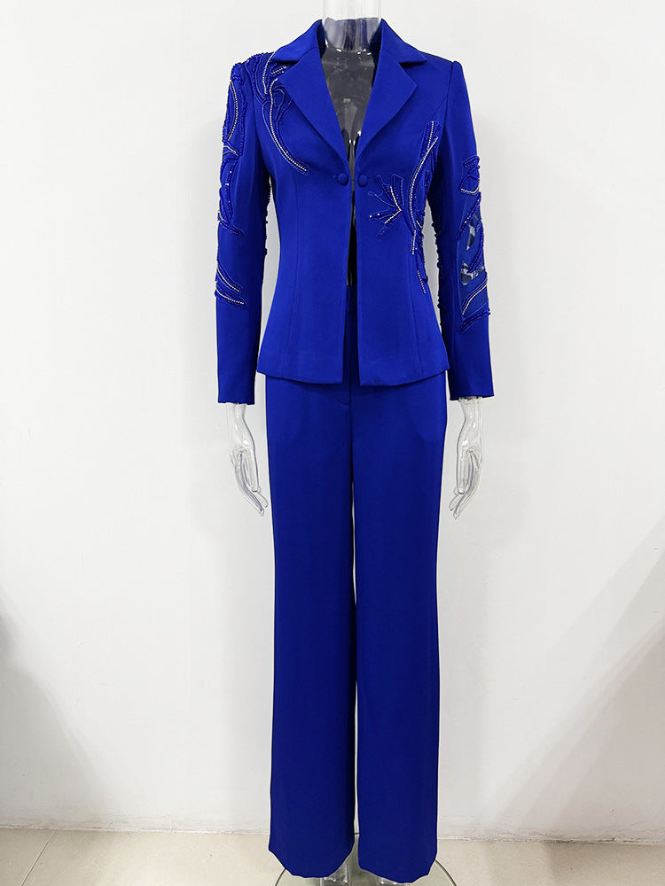 Crystal Detail Suit Blue HV2806