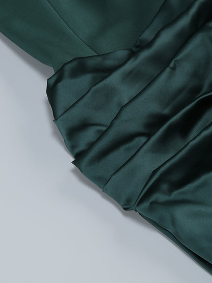 Strapless Draped Corset Maxi Dress HV3156