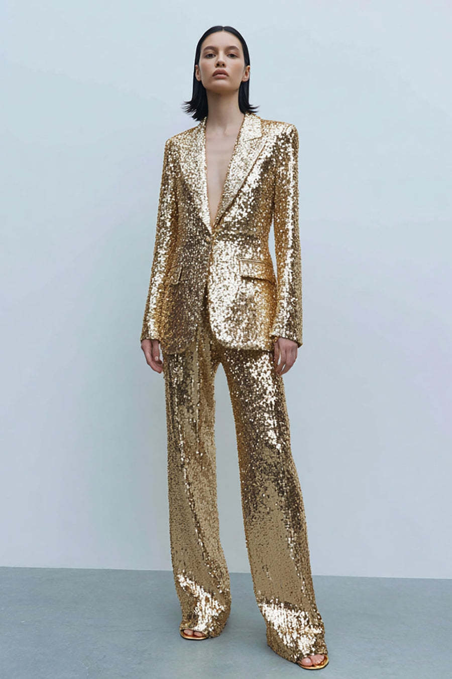Sequined Suit Gold HV2856