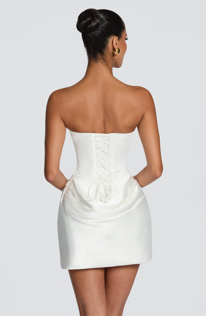 Draped Bardot Corset Dress HV3206