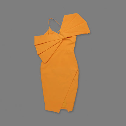 Bow Detail Midi Dress Amber HV0007