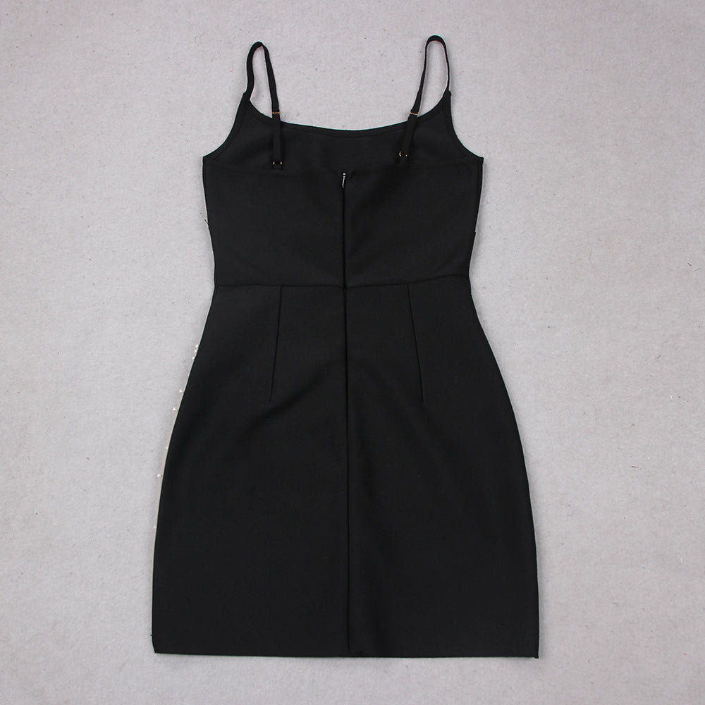 Pearl Detail Dress Black HV9354