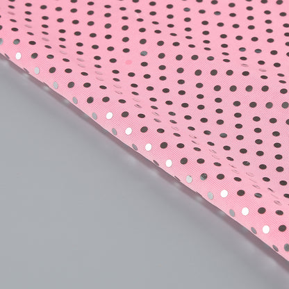 Silver Polka Dot Bustier Maxi Dress Pink HV1746