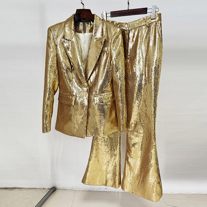 Sequined Suit Gold HV2856