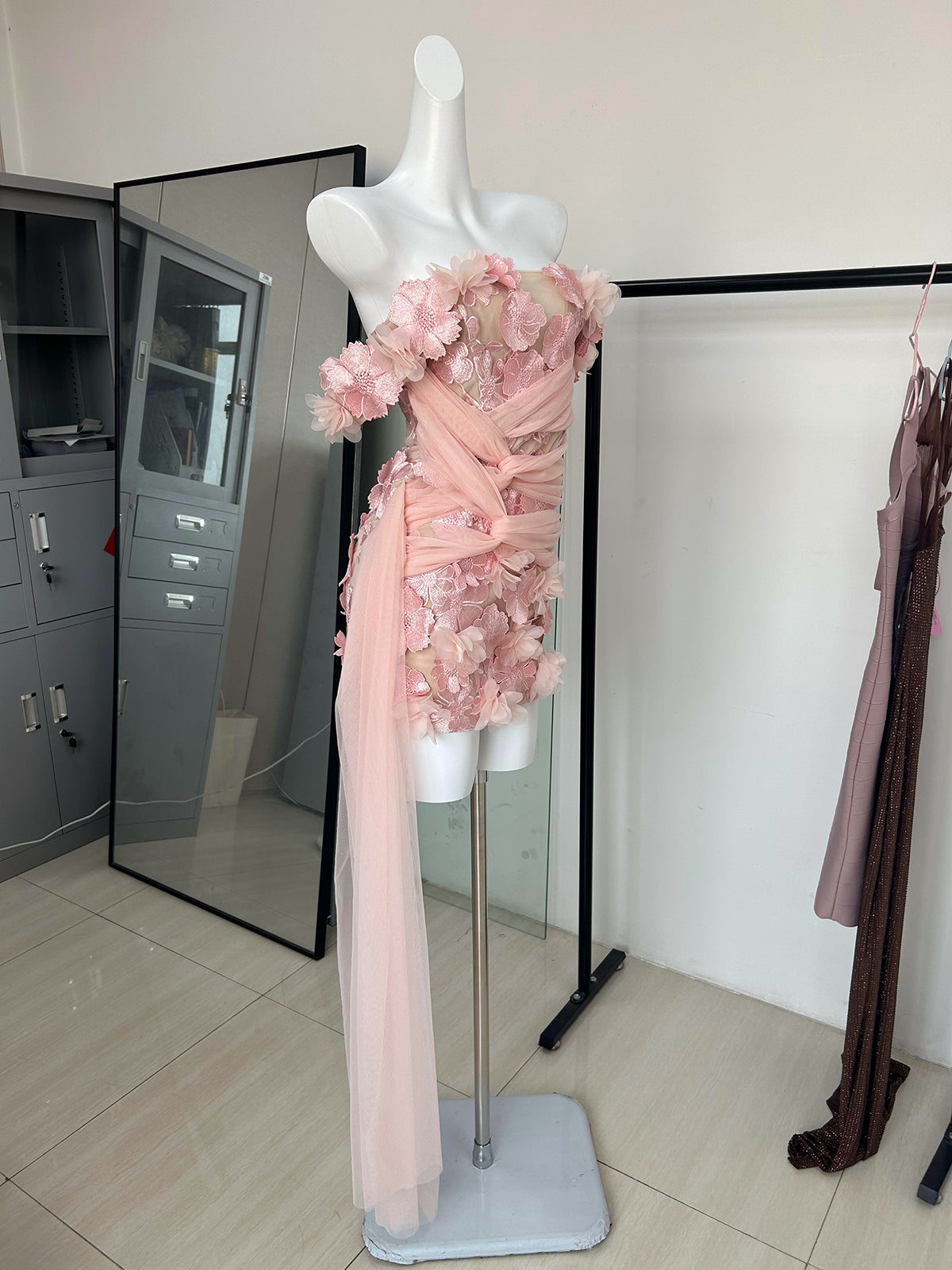 Floral Bardot Dress HV11436