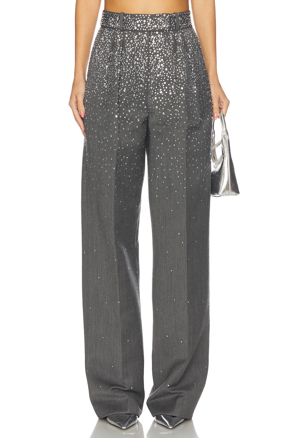 Crystal Embellished Suit Grey HV3064