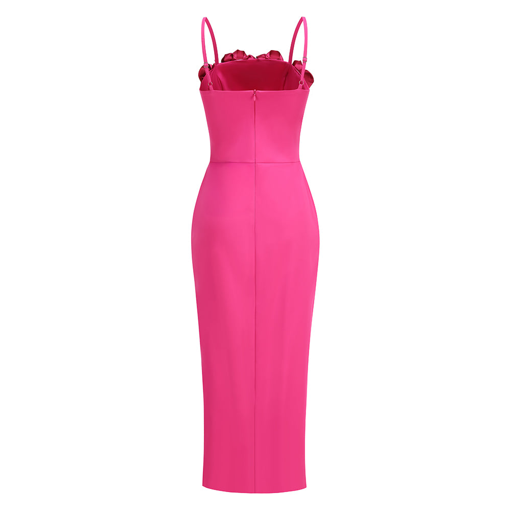 Floral Detail Midi Dress  HV3104