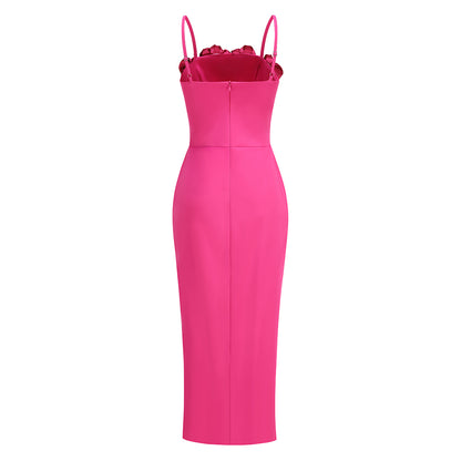 Floral Detail Midi Dress  HV3104