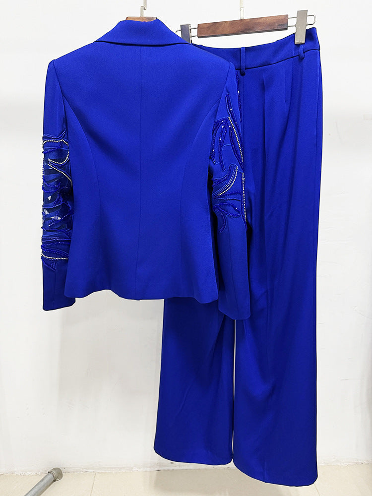 Crystal Detail Suit Blue HV2806