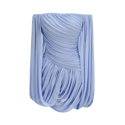 Draped Bardot Dress HV3217