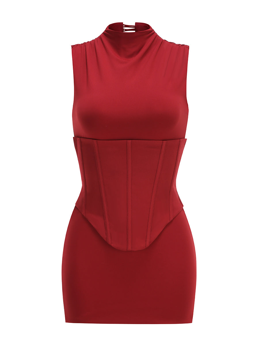 Corset Detail Dress HV3159