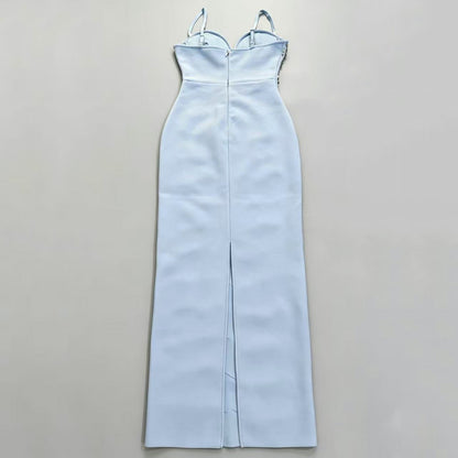 Crystal Embellished Bustier Maxi Dress HV2894