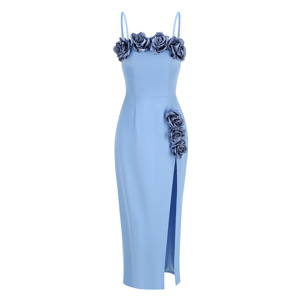 Floral Detail Midi Dress HV3104
