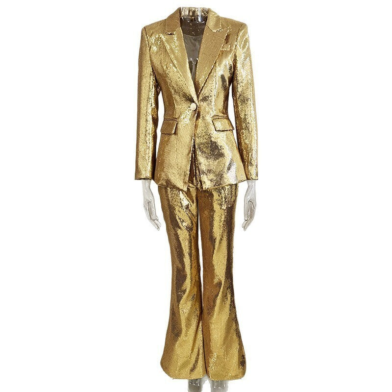 Sequined Suit Gold HV2856
