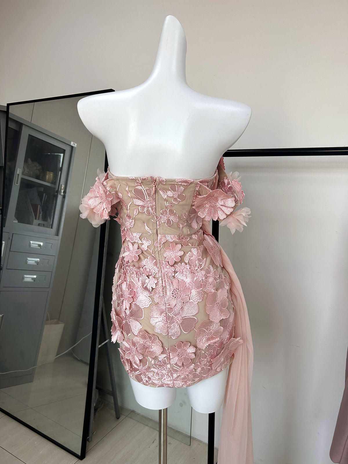 Floral Bardot Dress HV11436