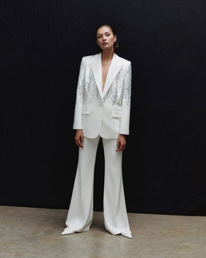Sequin Suit White HV1088