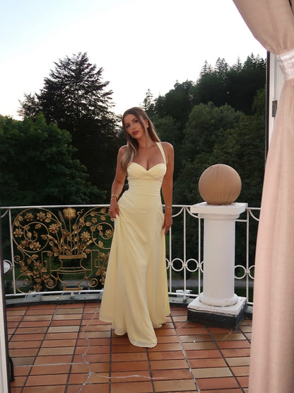 Bustier A Line Corset Maxi Dress HV3188