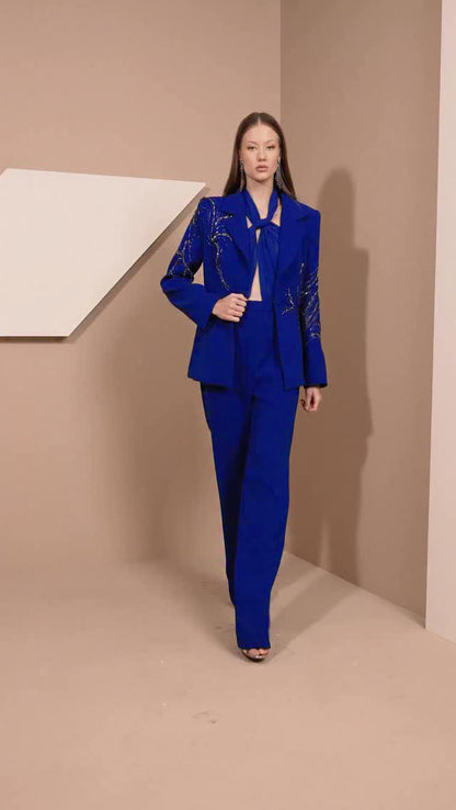Crystal Detail Suit Blue HV2806