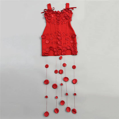 String Detail Structured Dress HV3097