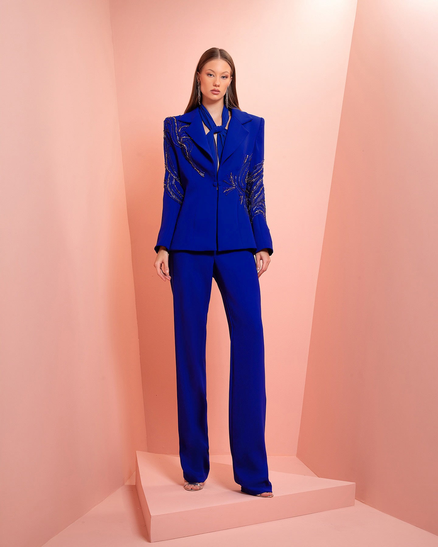 Crystal Detail Suit Blue HV2806