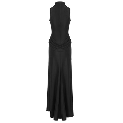 Draped Detail Maxi Dress White HV2650
