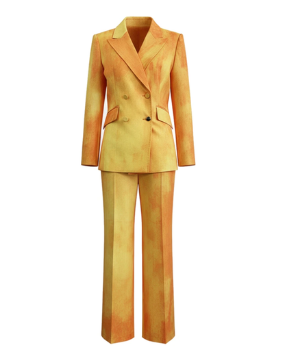 Long Sleeve Suit Orange HV2803