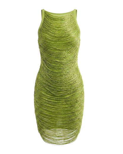 Tassel Detail Dress Green HV2993