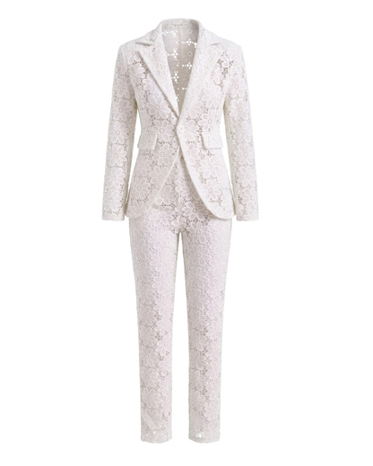 Floral Crochet Suit HV2890