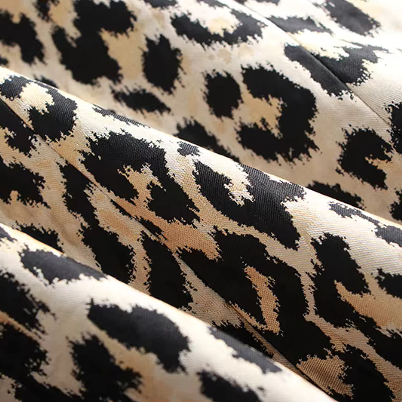 Animal Print Long Sleeve Blazer