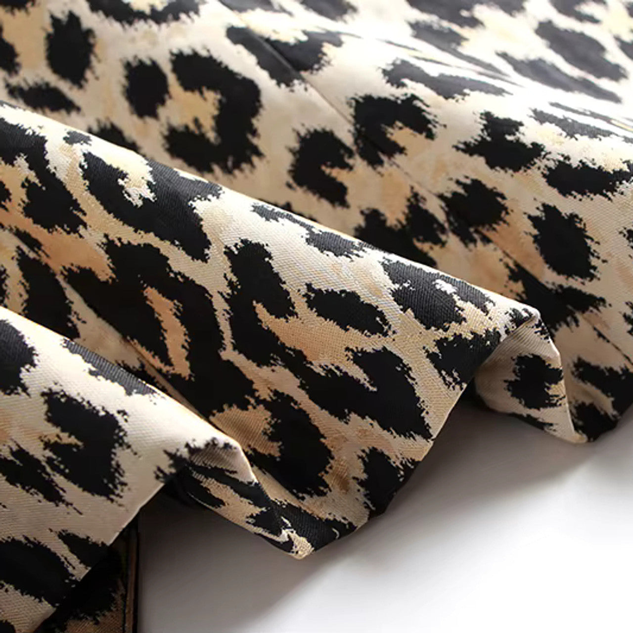 Animal Print Long Sleeve Blazer