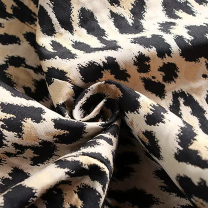 Animal Print Long Sleeve Blazer