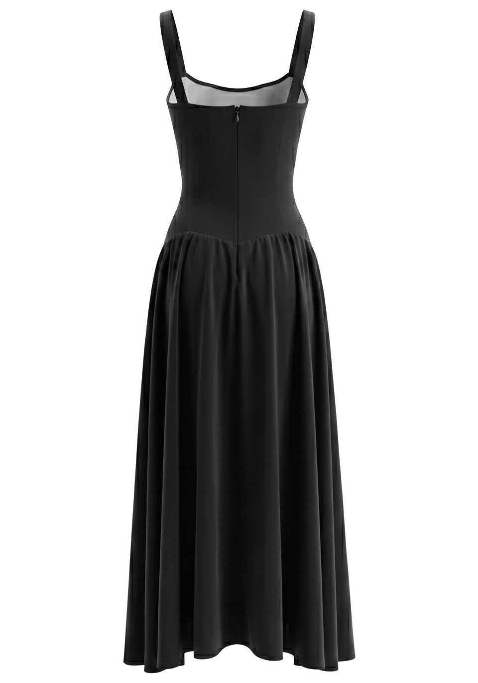 Crystal Embellished A Line Maxi Dress Dark Red HV2988